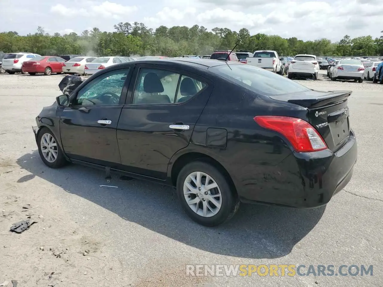 2 Photograph of a damaged car 3N1CN7AP1KL870450 NISSAN VERSA 2019