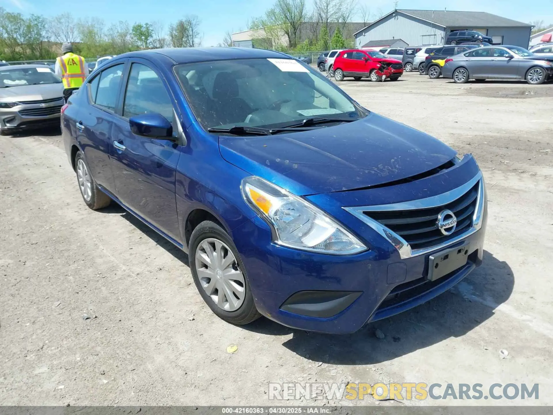 1 Photograph of a damaged car 3N1CN7AP1KL871484 NISSAN VERSA 2019