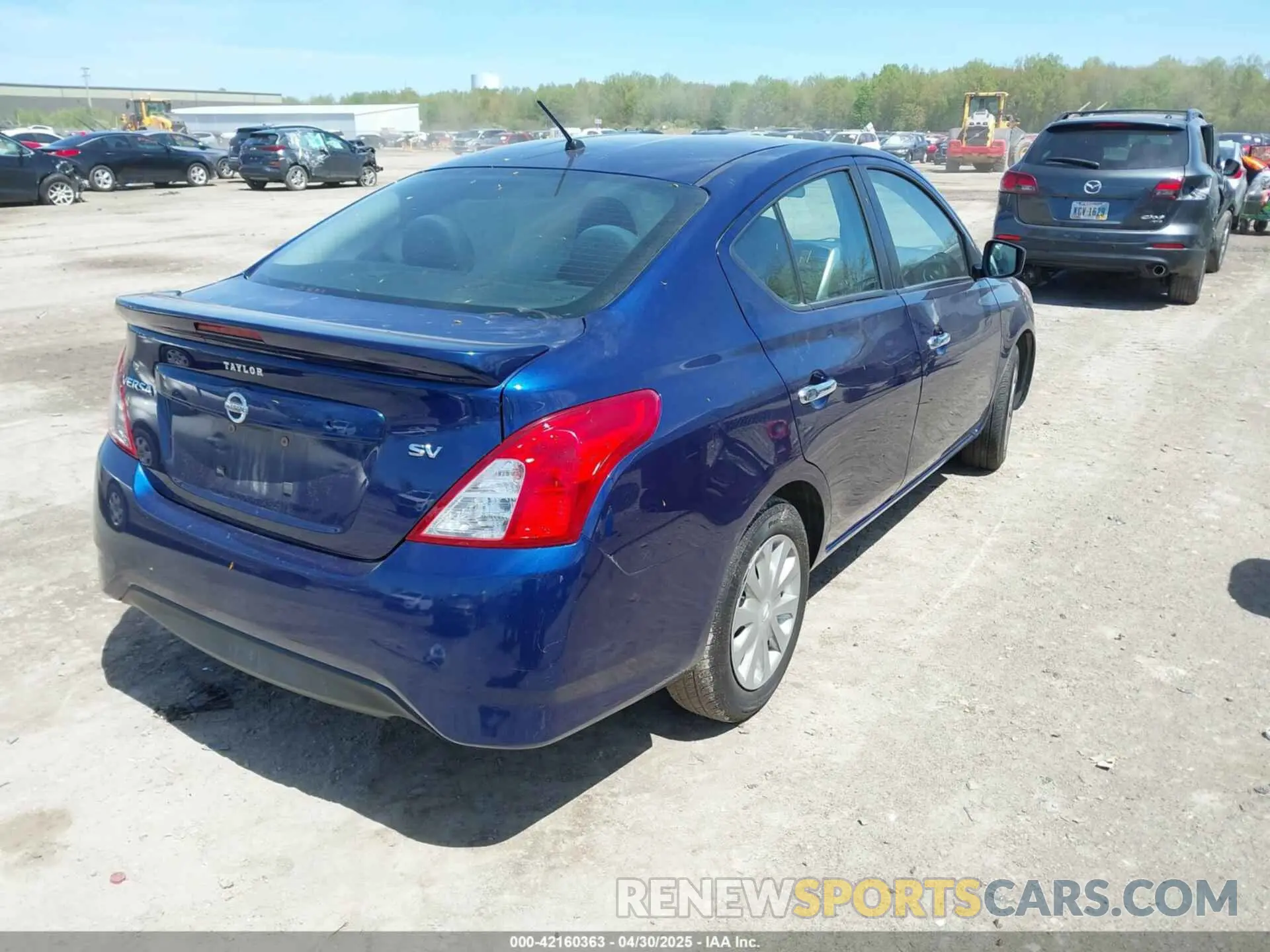 4 Photograph of a damaged car 3N1CN7AP1KL871484 NISSAN VERSA 2019