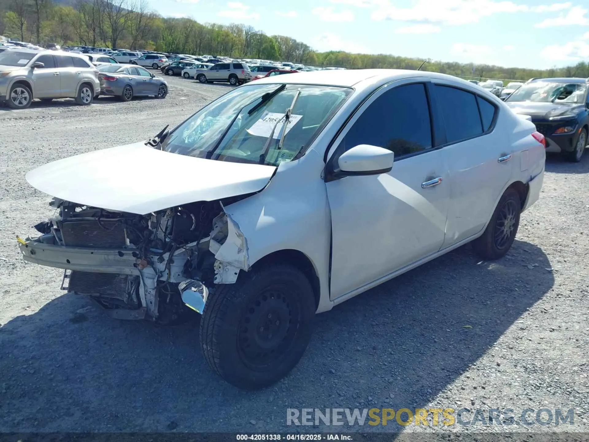 6 Photograph of a damaged car 3N1CN7AP1KL871615 NISSAN VERSA 2019