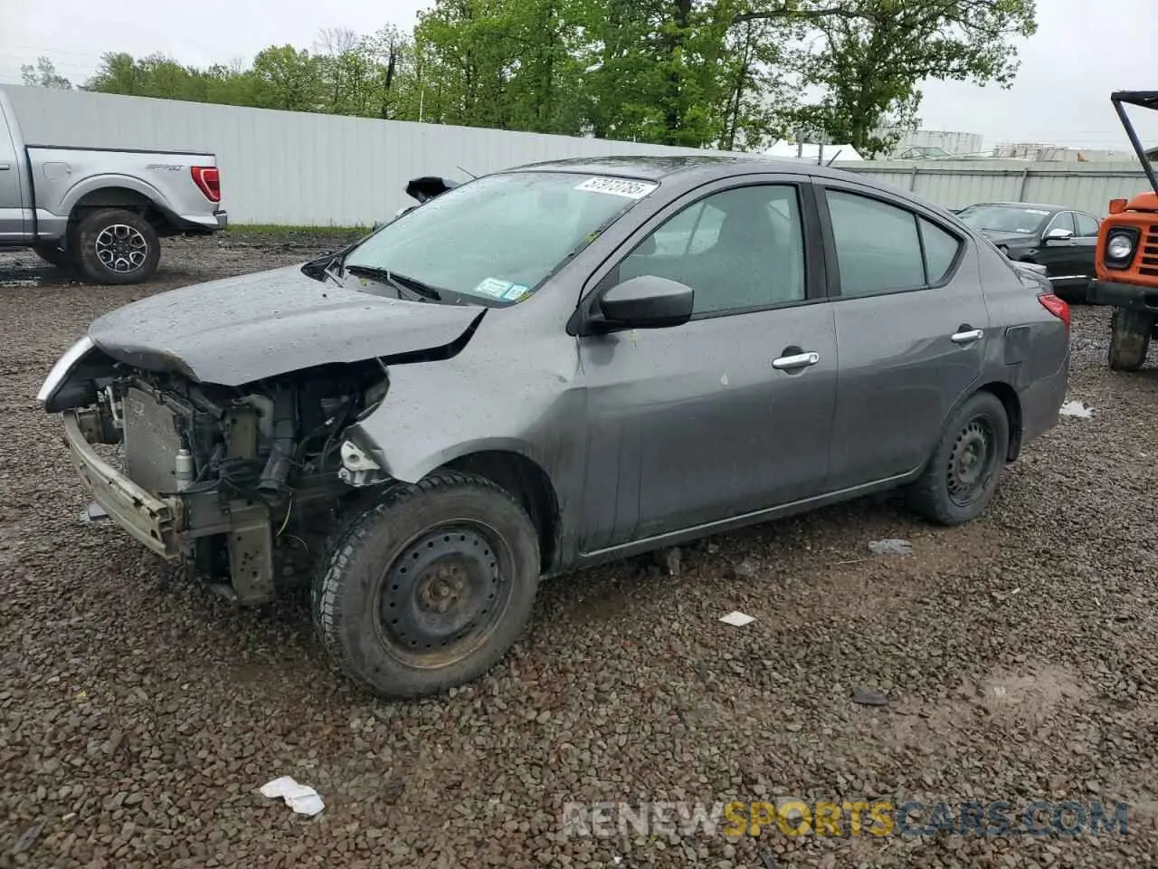 1 Photograph of a damaged car 3N1CN7AP1KL881450 NISSAN VERSA 2019