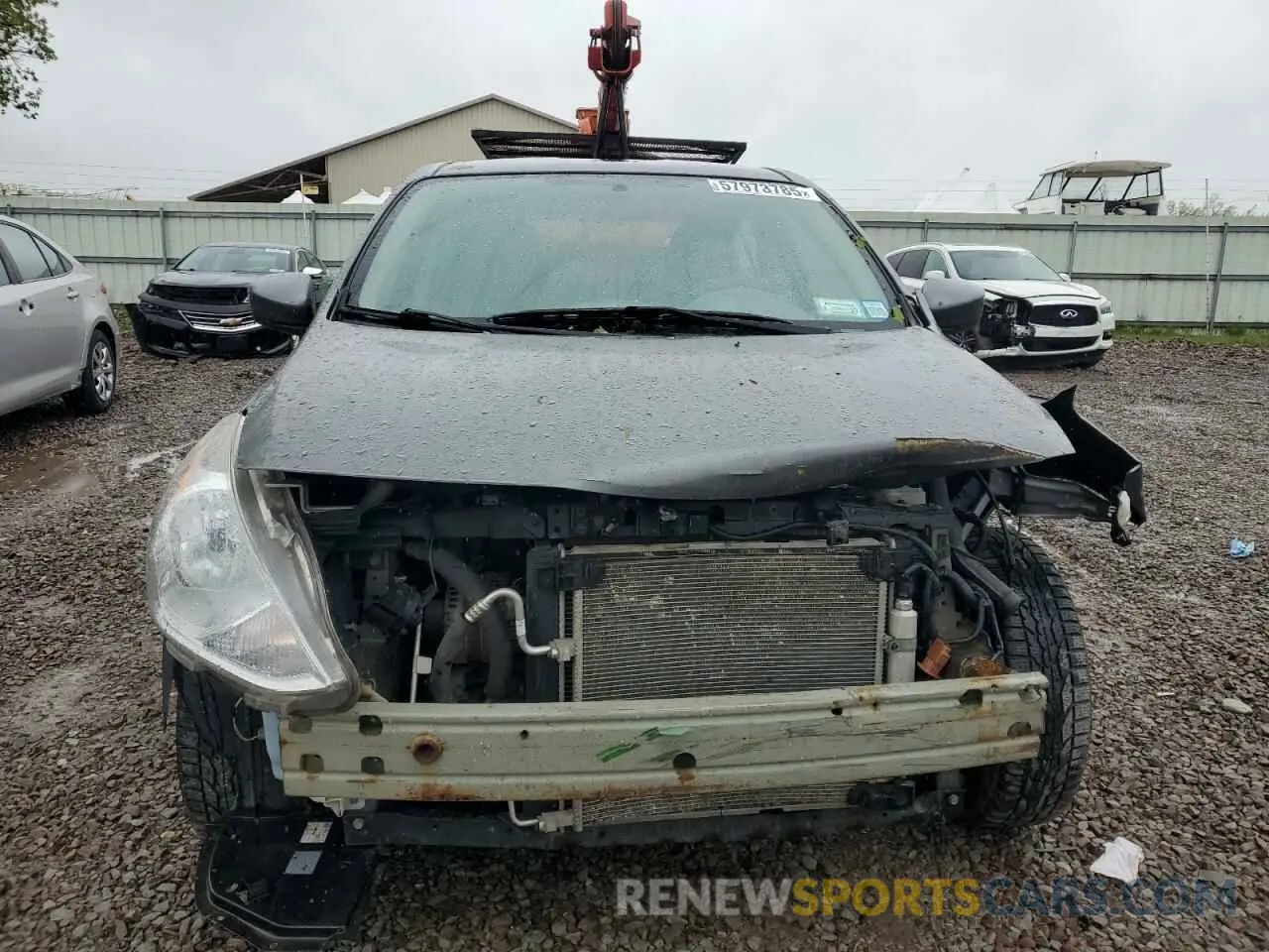 5 Photograph of a damaged car 3N1CN7AP1KL881450 NISSAN VERSA 2019