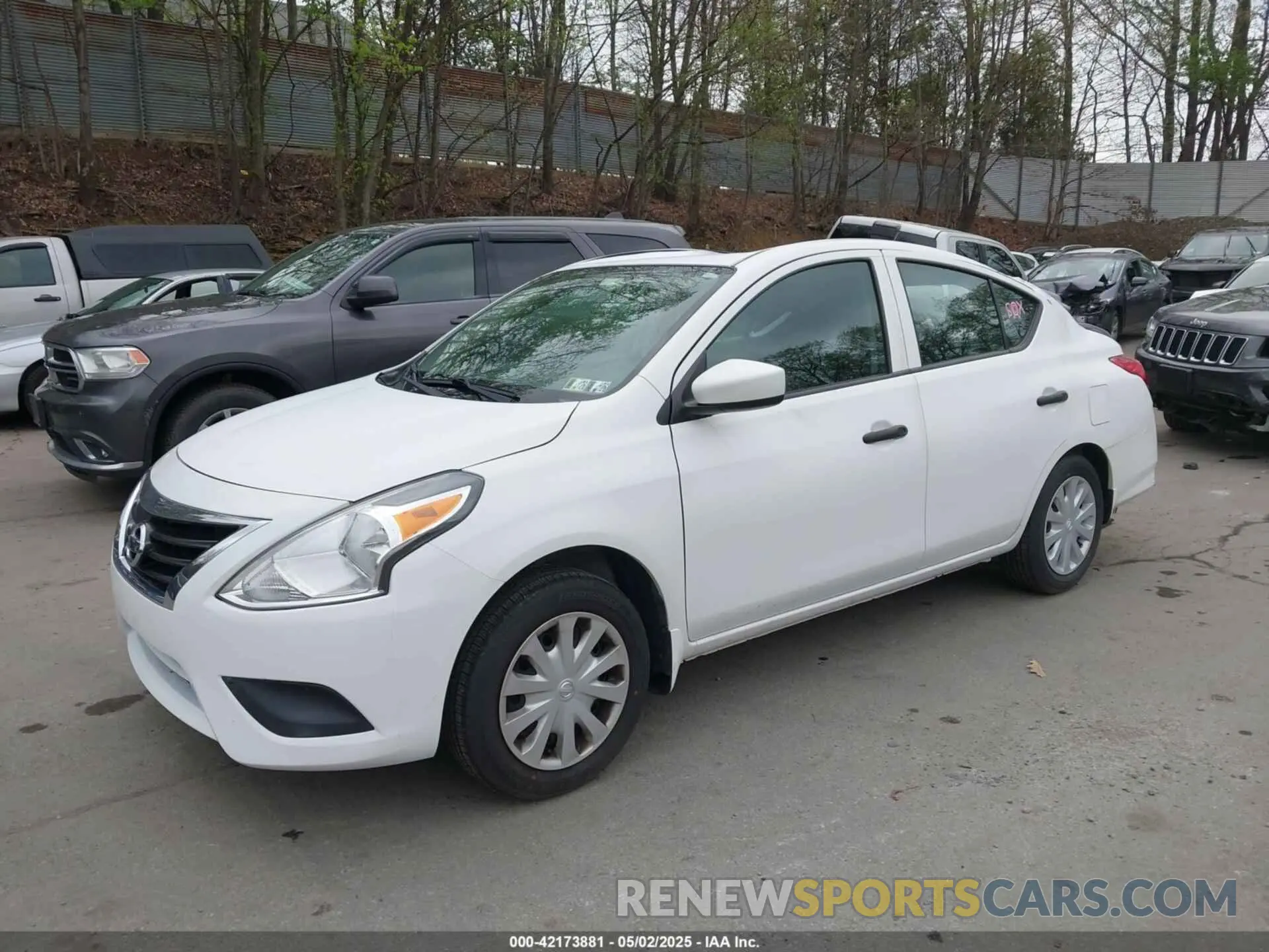 2 Photograph of a damaged car 3N1CN7AP2KL800164 NISSAN VERSA 2019