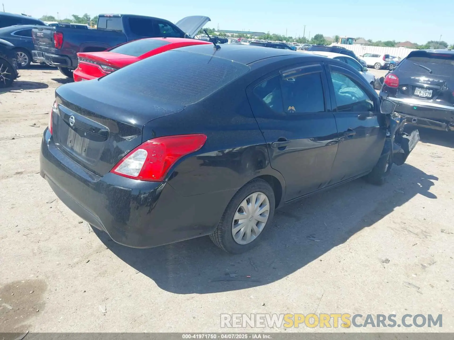 4 Photograph of a damaged car 3N1CN7AP2KL812055 NISSAN VERSA 2019