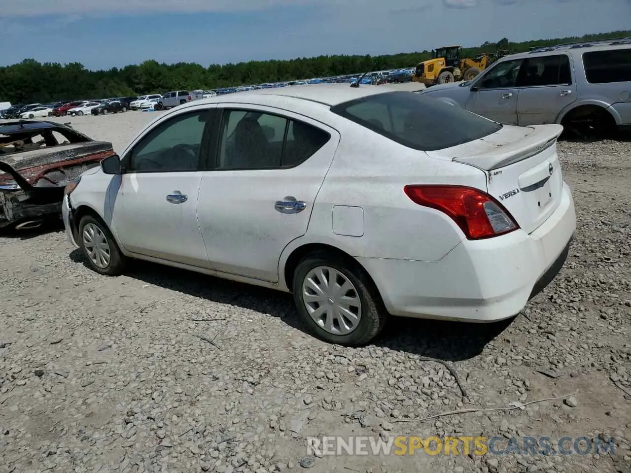 2 Photograph of a damaged car 3N1CN7AP2KL813822 NISSAN VERSA 2019