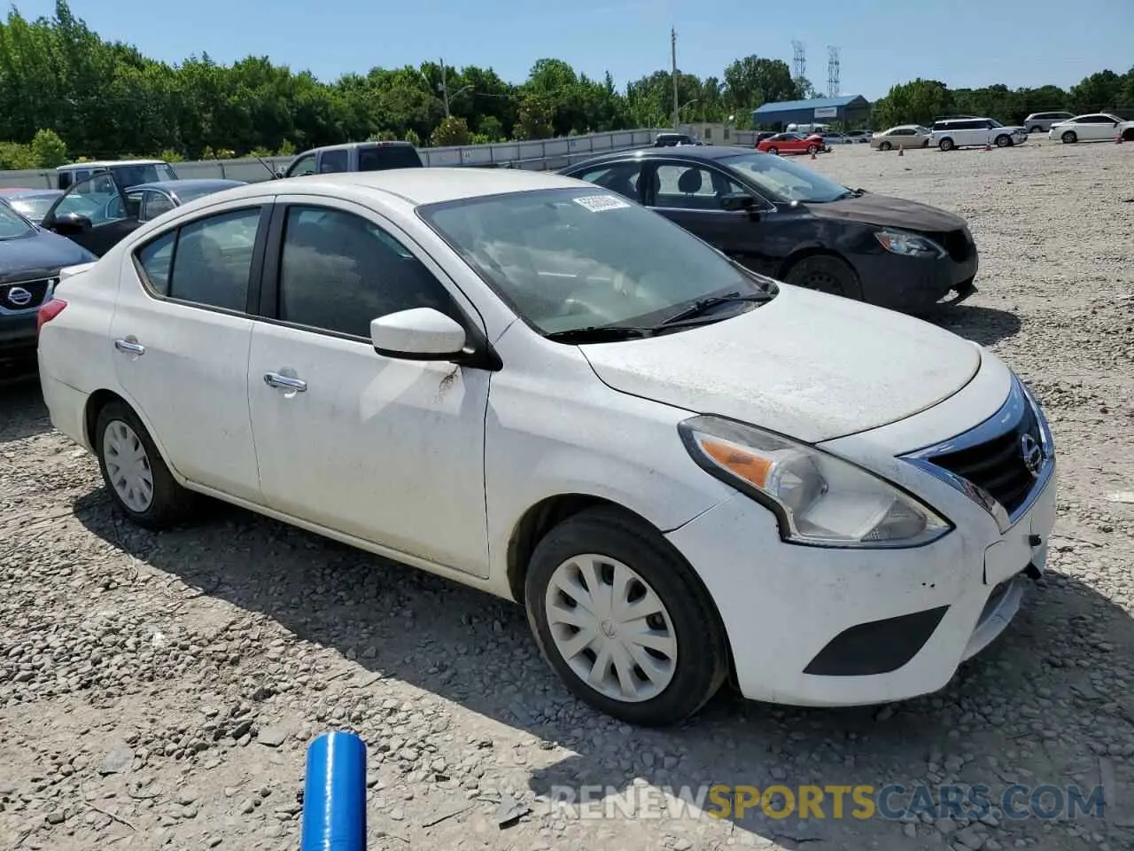 4 Photograph of a damaged car 3N1CN7AP2KL813822 NISSAN VERSA 2019