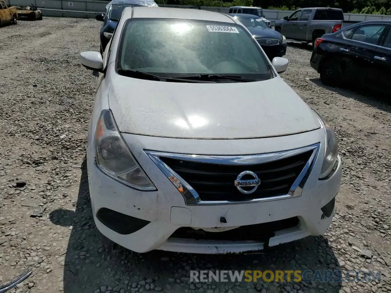 5 Photograph of a damaged car 3N1CN7AP2KL813822 NISSAN VERSA 2019