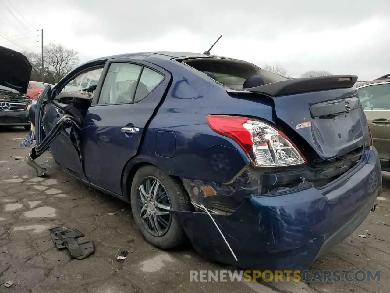 2 Photograph of a damaged car 3N1CN7AP2KL821502 NISSAN VERSA 2019