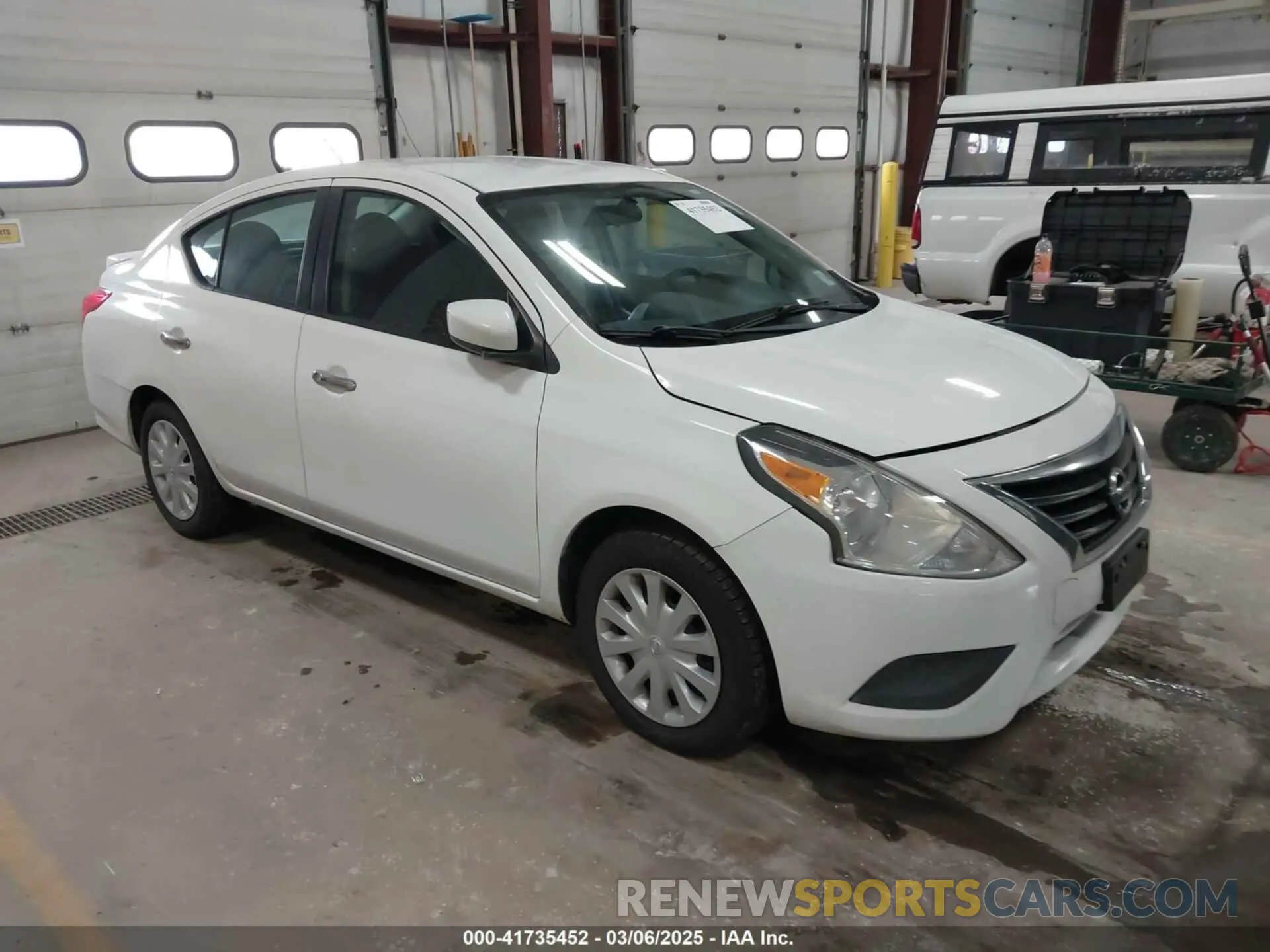 1 Photograph of a damaged car 3N1CN7AP2KL827865 NISSAN VERSA 2019