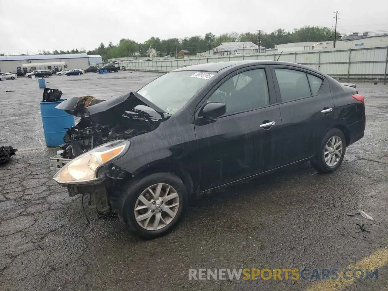 1 Photograph of a damaged car 3N1CN7AP2KL830541 NISSAN VERSA 2019