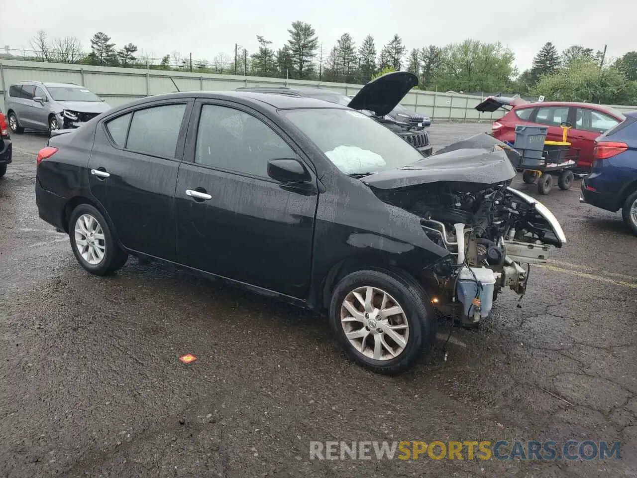 4 Photograph of a damaged car 3N1CN7AP2KL830541 NISSAN VERSA 2019