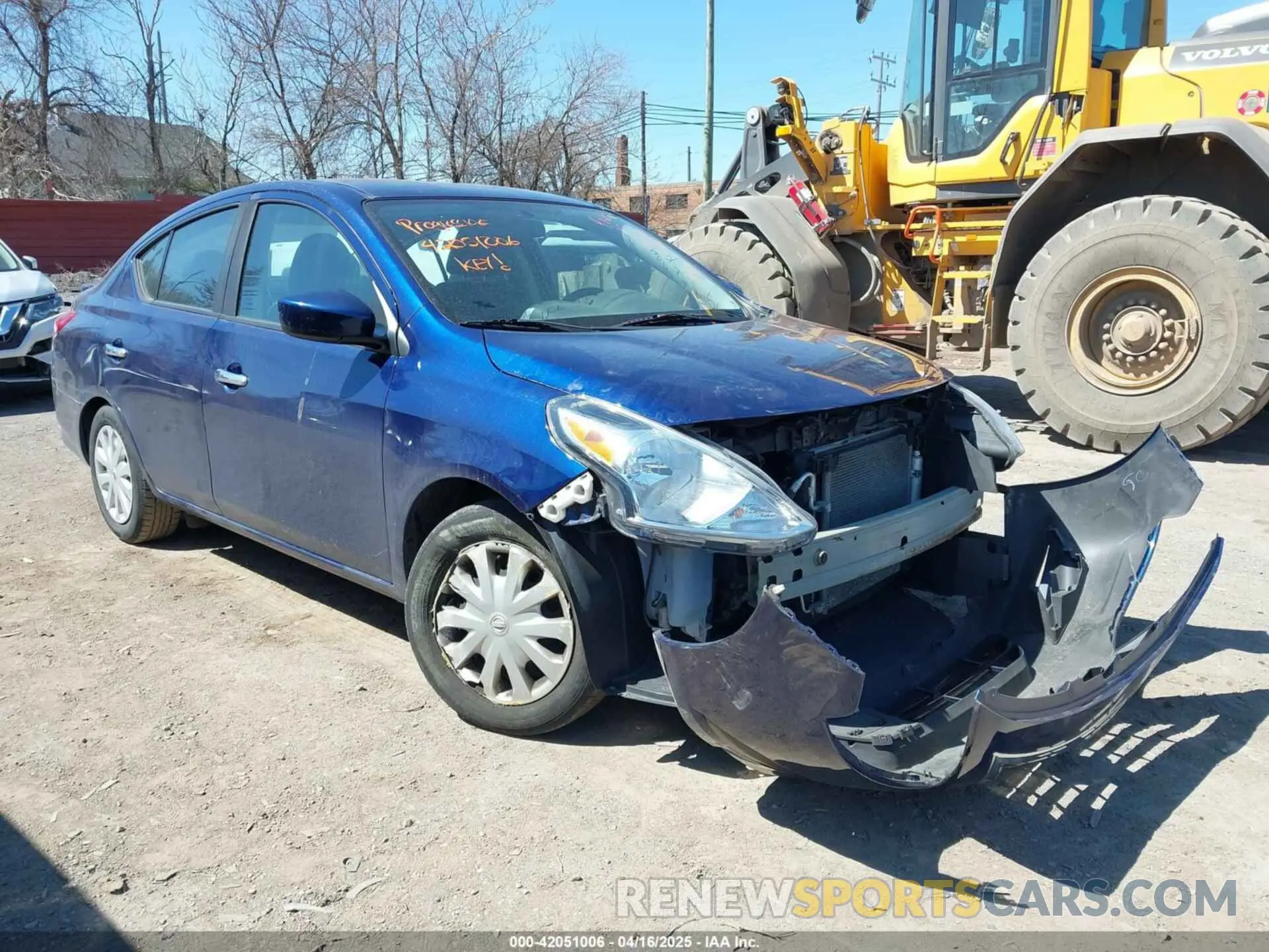 1 Photograph of a damaged car 3N1CN7AP2KL842799 NISSAN VERSA 2019