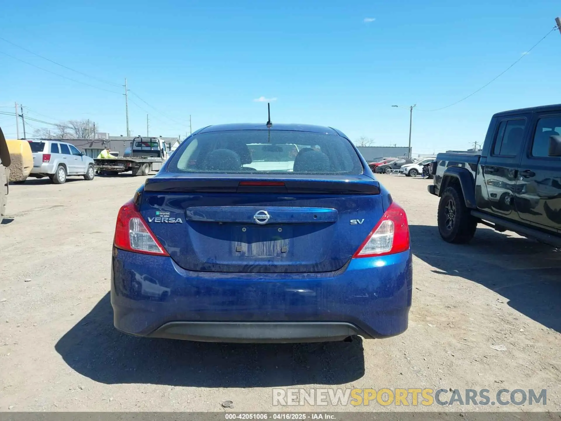 16 Photograph of a damaged car 3N1CN7AP2KL842799 NISSAN VERSA 2019