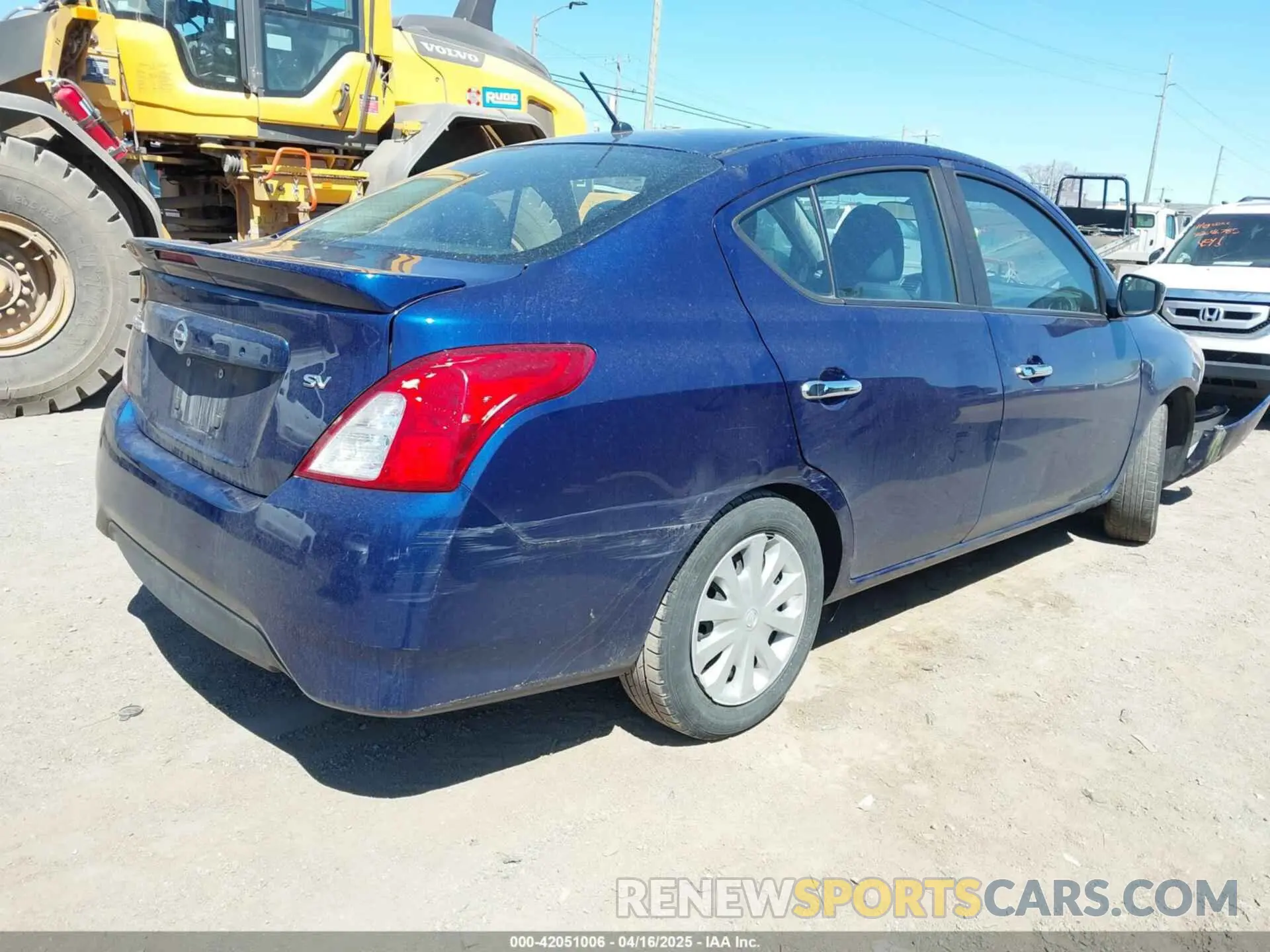 4 Photograph of a damaged car 3N1CN7AP2KL842799 NISSAN VERSA 2019