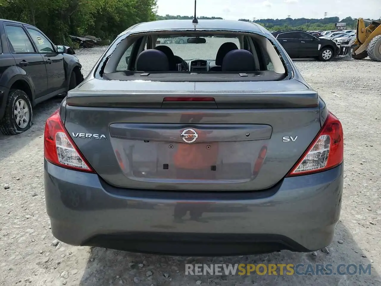 6 Photograph of a damaged car 3N1CN7AP2KL846853 NISSAN VERSA 2019