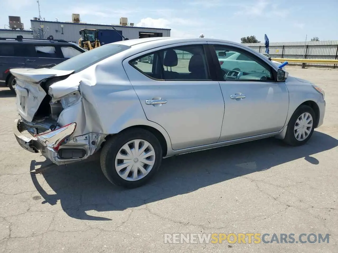3 Photograph of a damaged car 3N1CN7AP2KL850224 NISSAN VERSA 2019