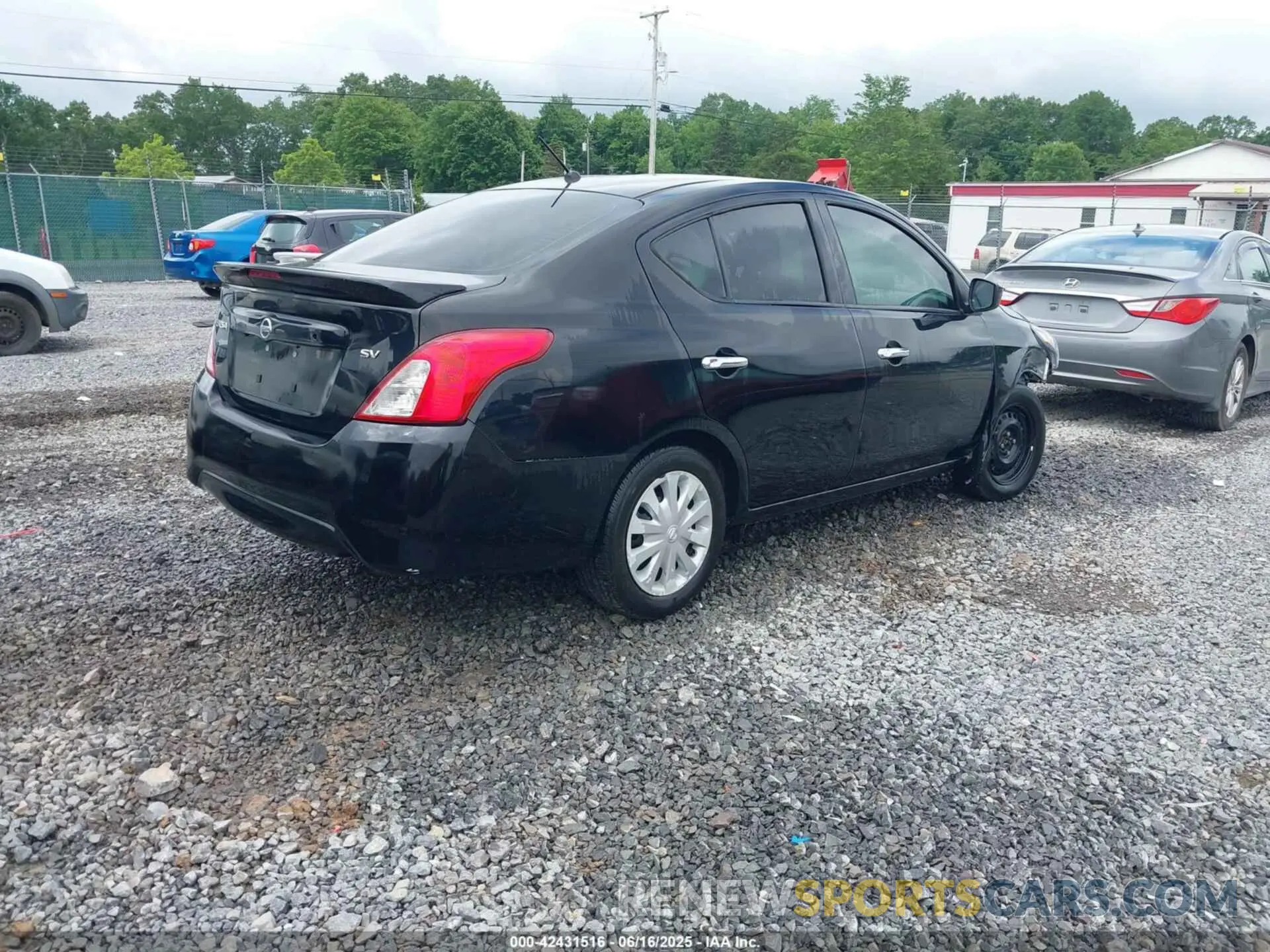 4 Photograph of a damaged car 3N1CN7AP2KL850255 NISSAN VERSA 2019