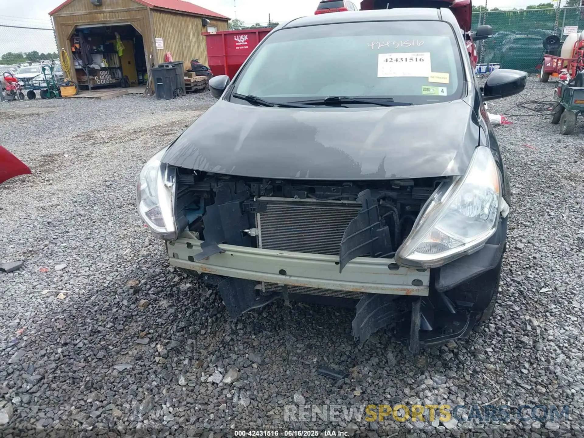 6 Photograph of a damaged car 3N1CN7AP2KL850255 NISSAN VERSA 2019