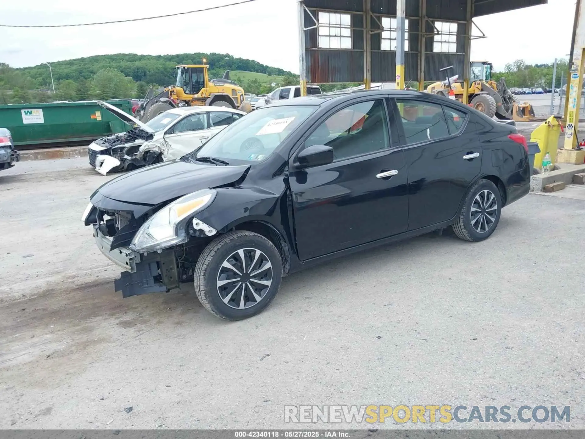 2 Photograph of a damaged car 3N1CN7AP2KL850790 NISSAN VERSA 2019