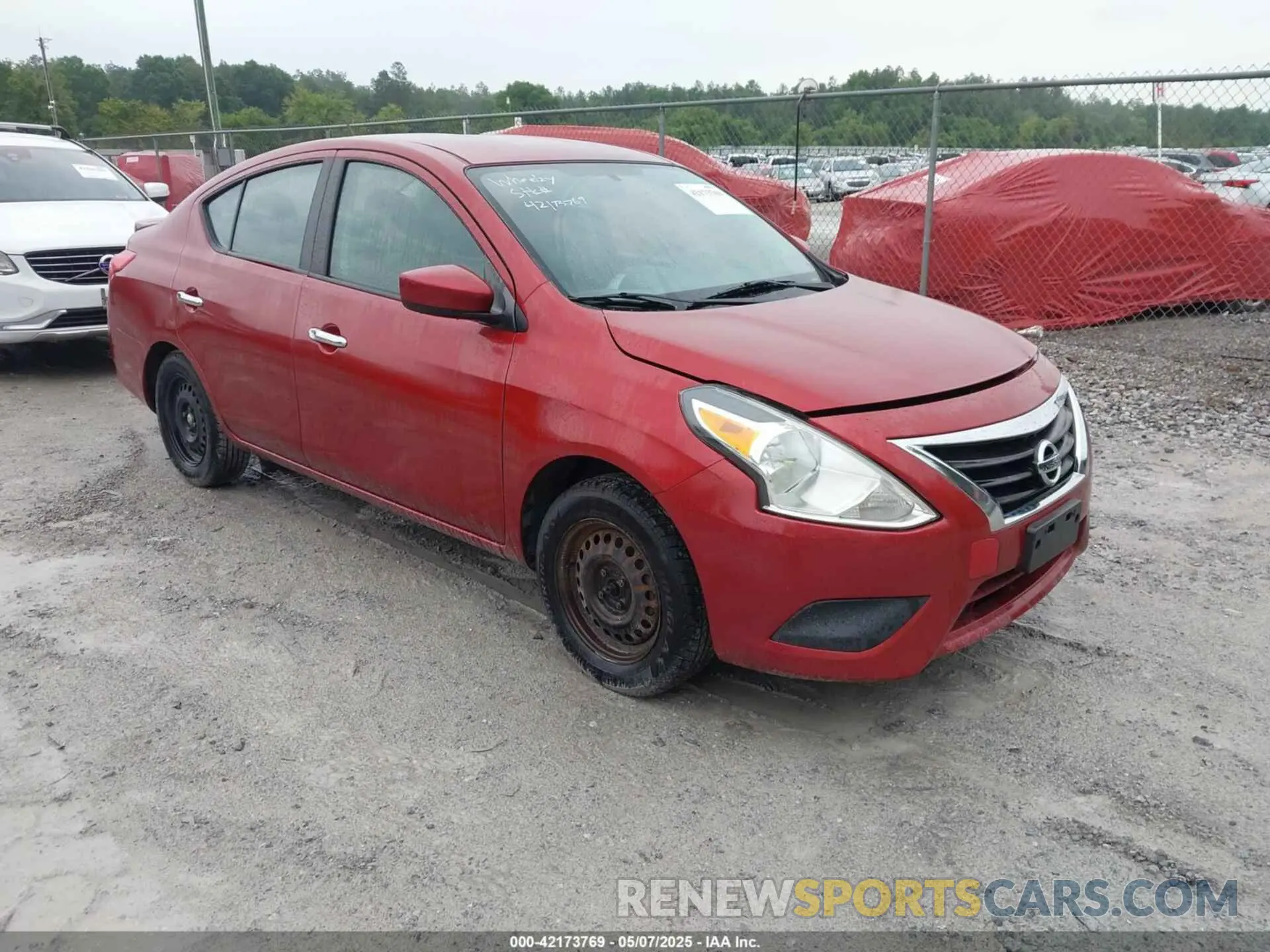 1 Photograph of a damaged car 3N1CN7AP2KL856511 NISSAN VERSA 2019