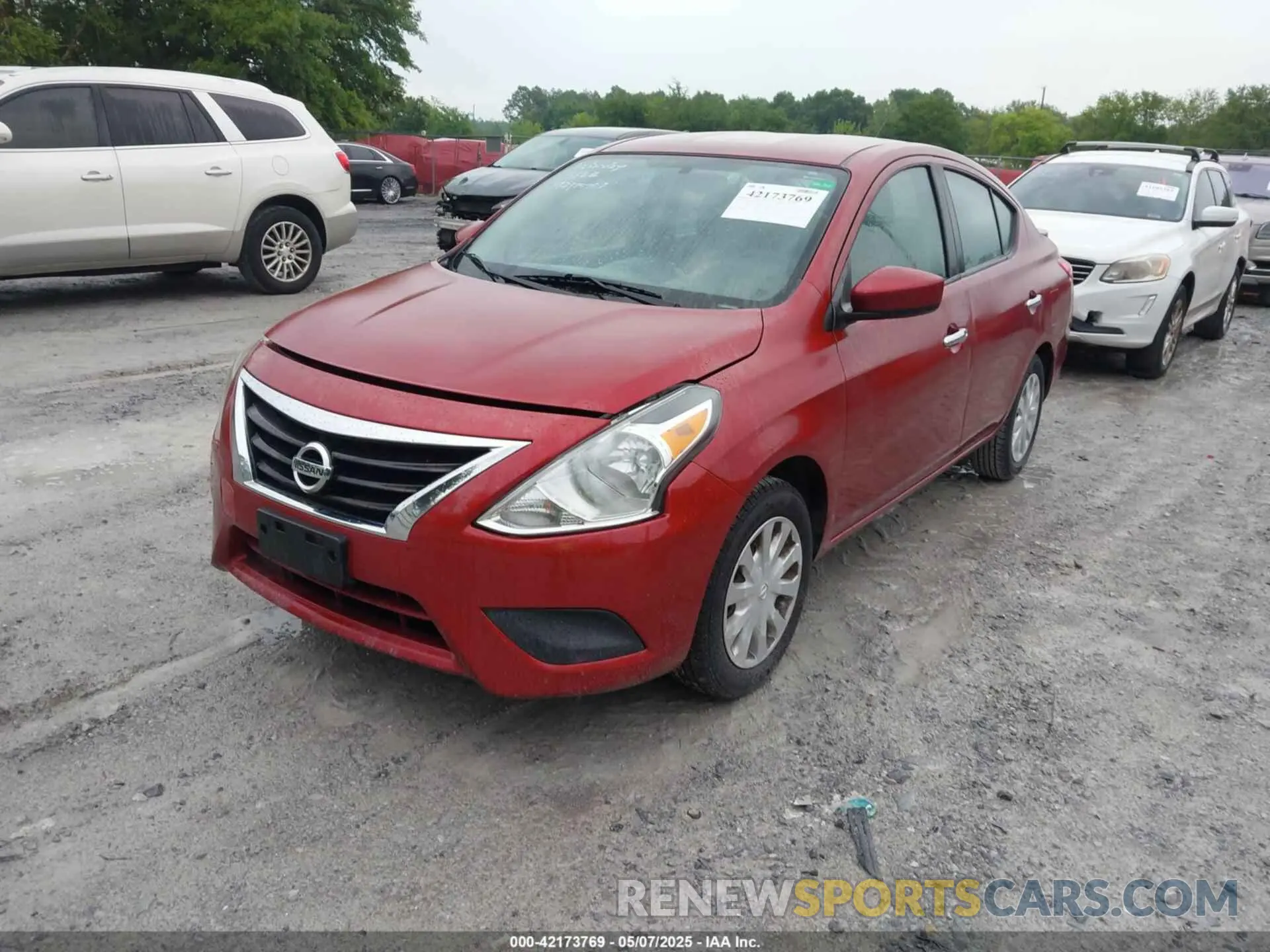 2 Photograph of a damaged car 3N1CN7AP2KL856511 NISSAN VERSA 2019