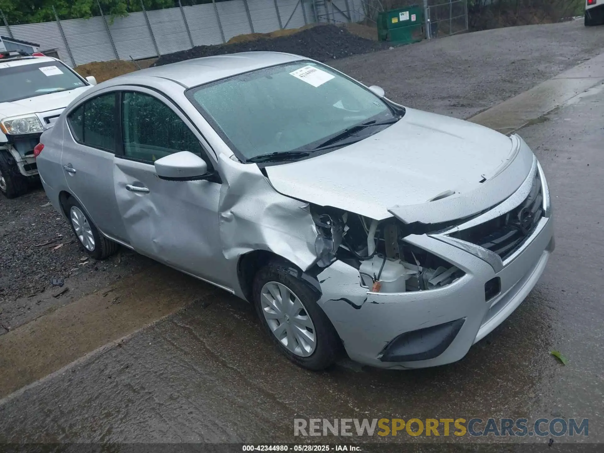 1 Photograph of a damaged car 3N1CN7AP2KL868707 NISSAN VERSA 2019