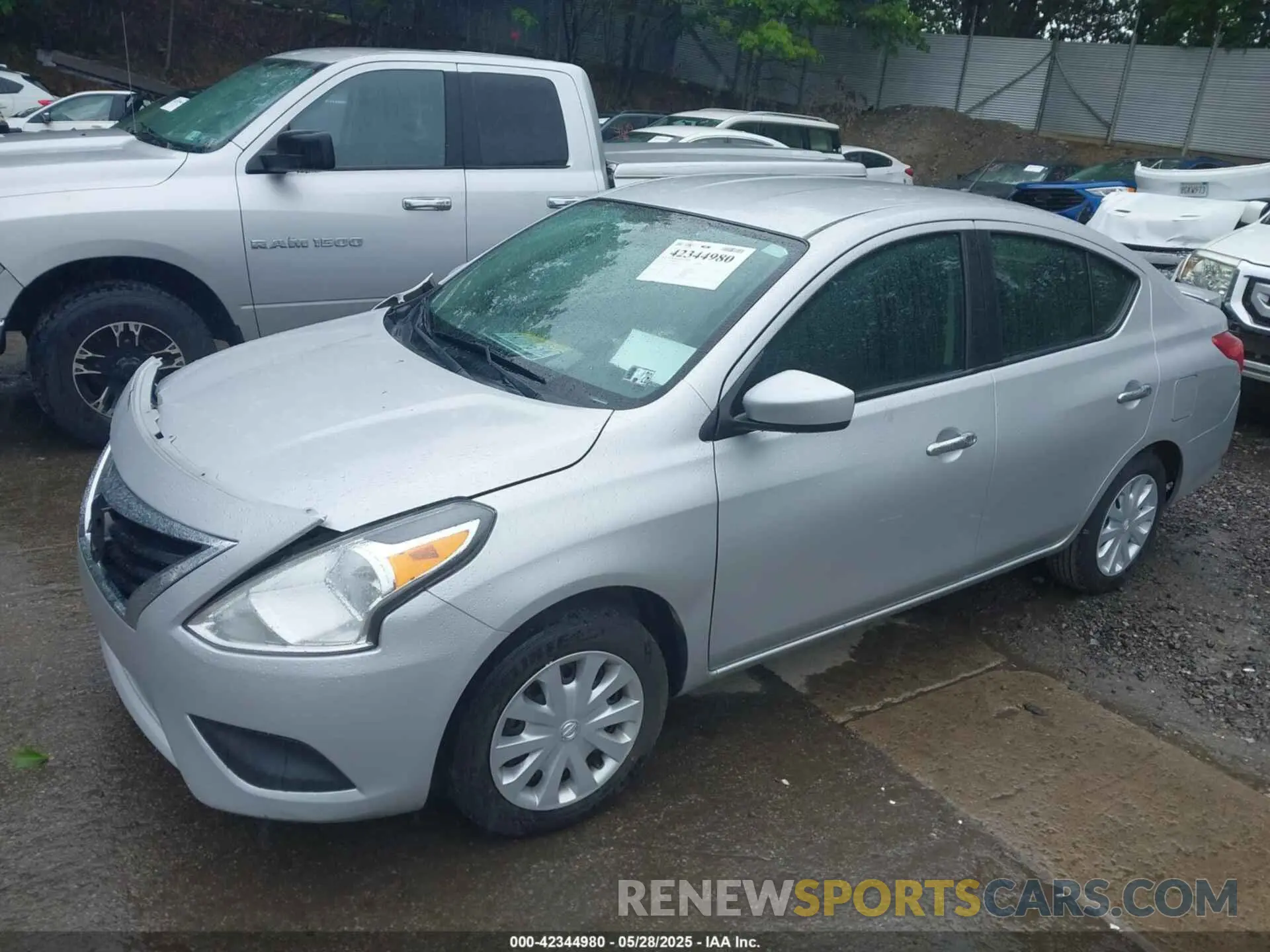 2 Photograph of a damaged car 3N1CN7AP2KL868707 NISSAN VERSA 2019
