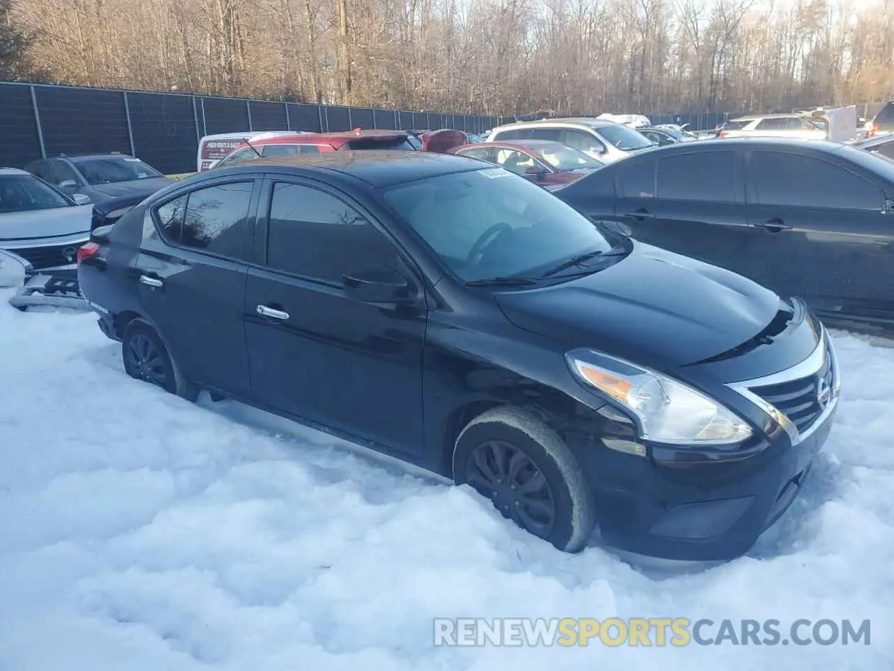 4 Photograph of a damaged car 3N1CN7AP2KL871249 NISSAN VERSA 2019