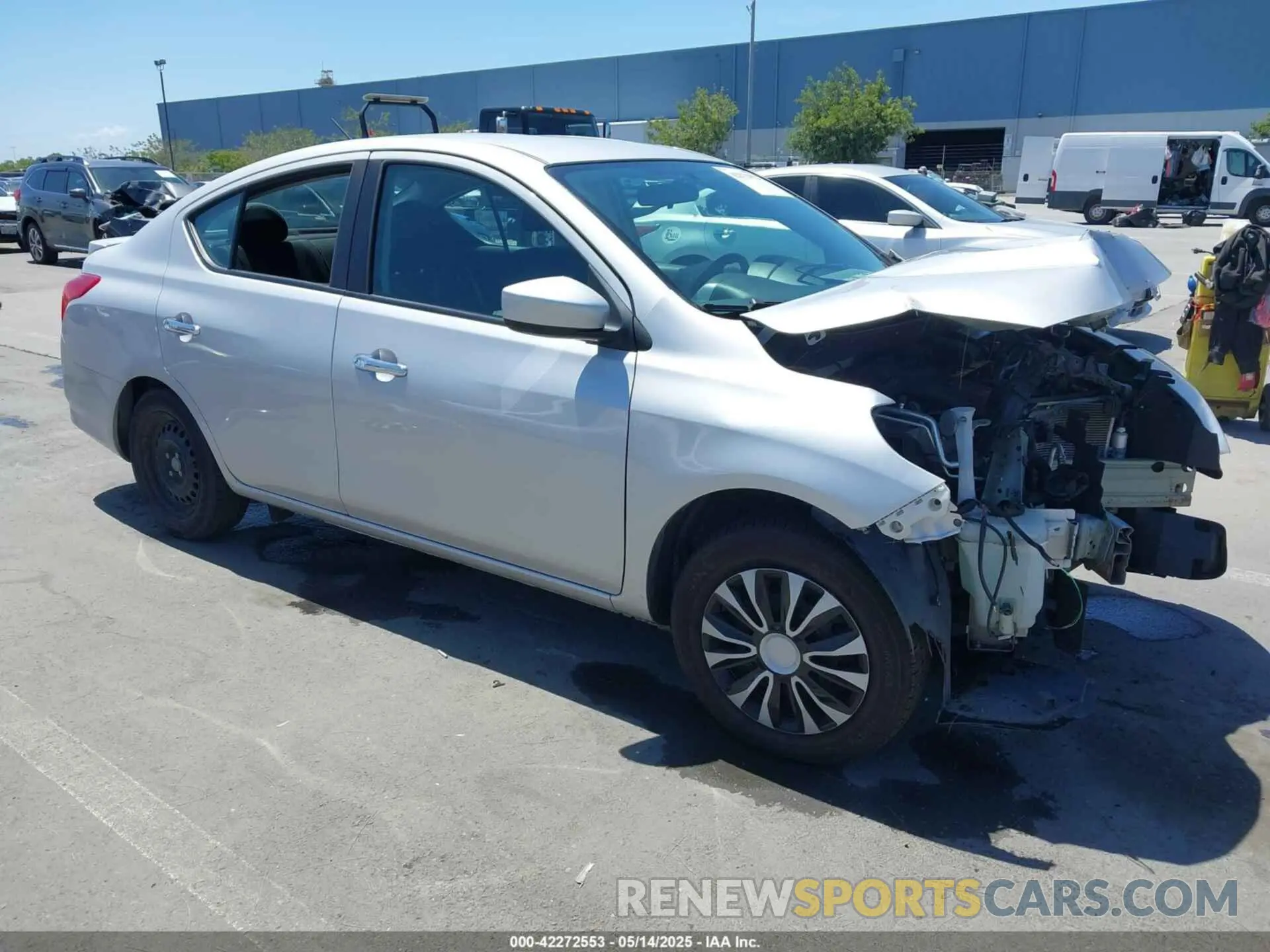 1 Photograph of a damaged car 3N1CN7AP2KL873700 NISSAN VERSA 2019