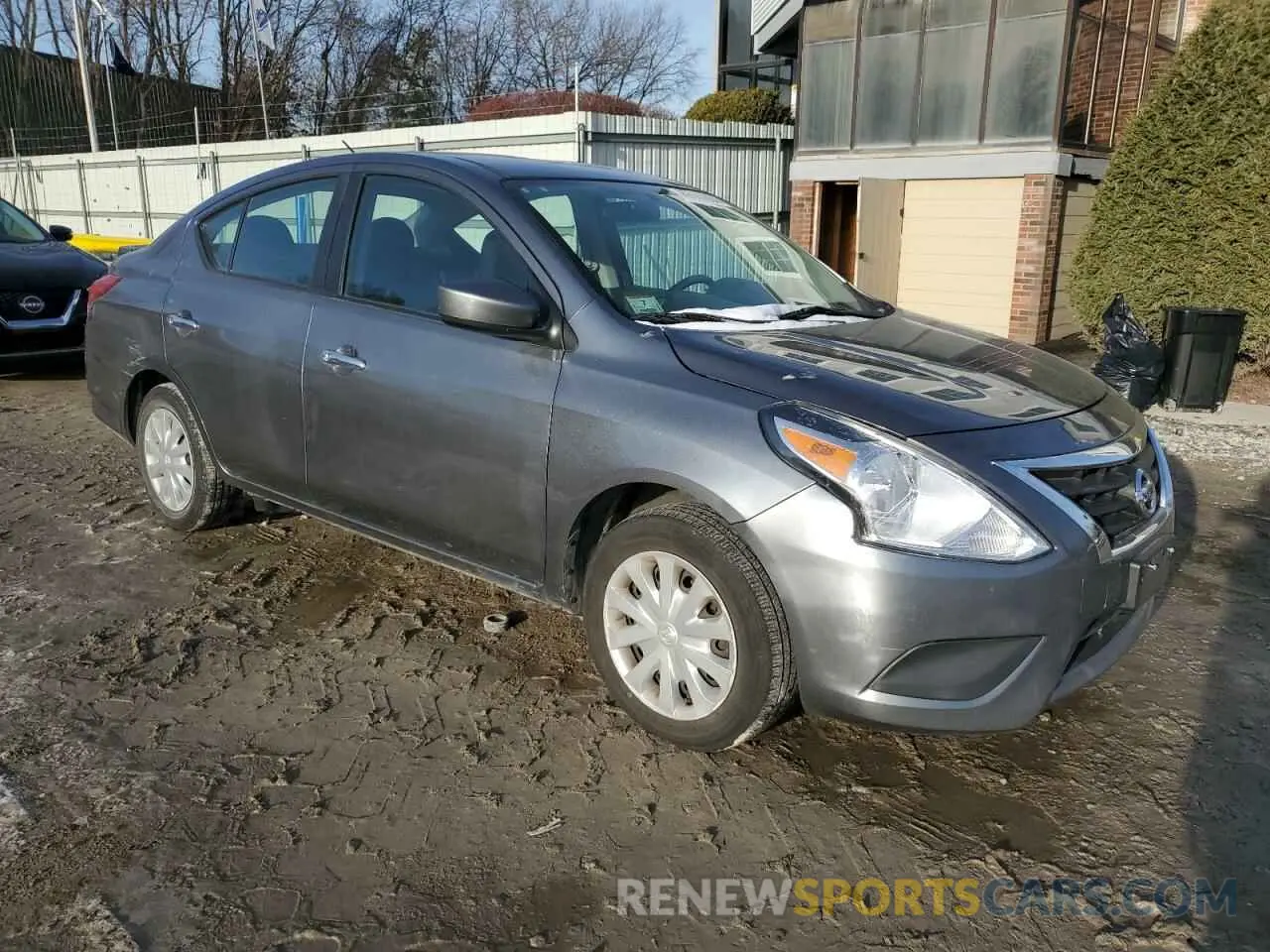4 Photograph of a damaged car 3N1CN7AP3JL807414 NISSAN VERSA 2019