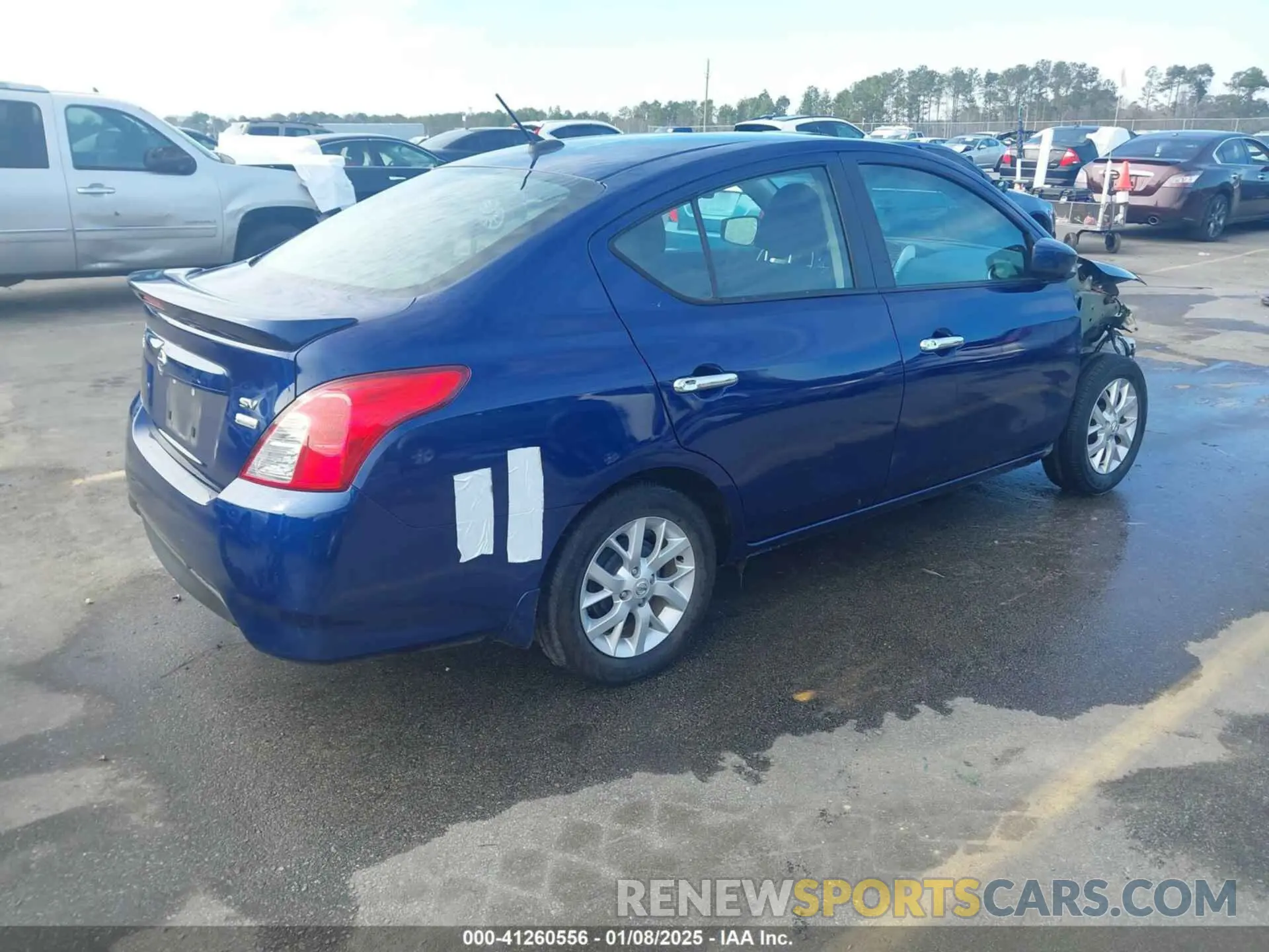 4 Photograph of a damaged car 3N1CN7AP3KL809486 NISSAN VERSA 2019