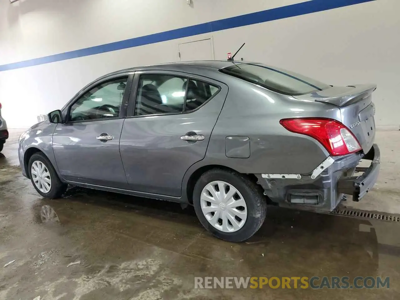 2 Photograph of a damaged car 3N1CN7AP3KL815322 NISSAN VERSA 2019
