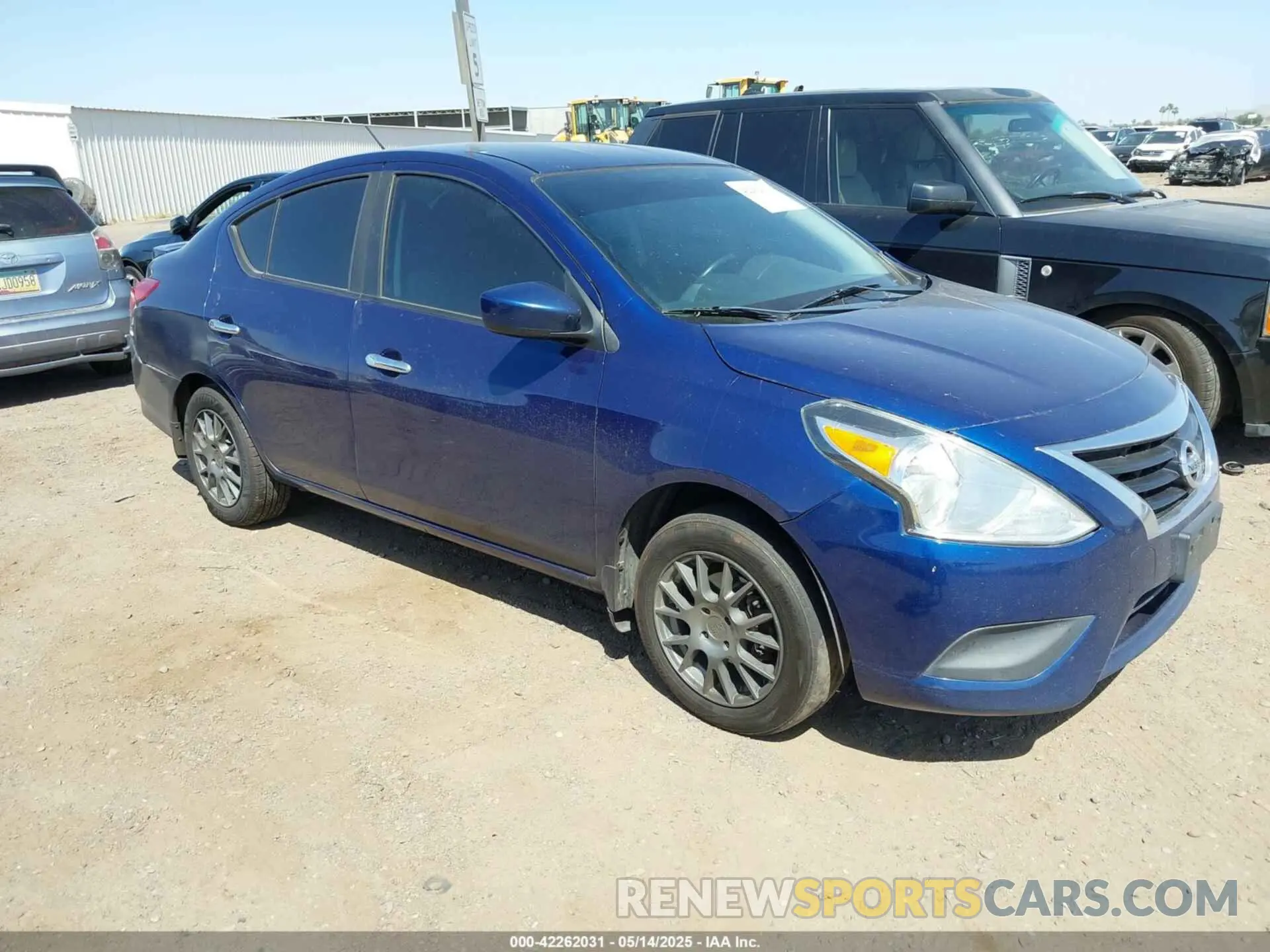 1 Photograph of a damaged car 3N1CN7AP3KL818205 NISSAN VERSA 2019