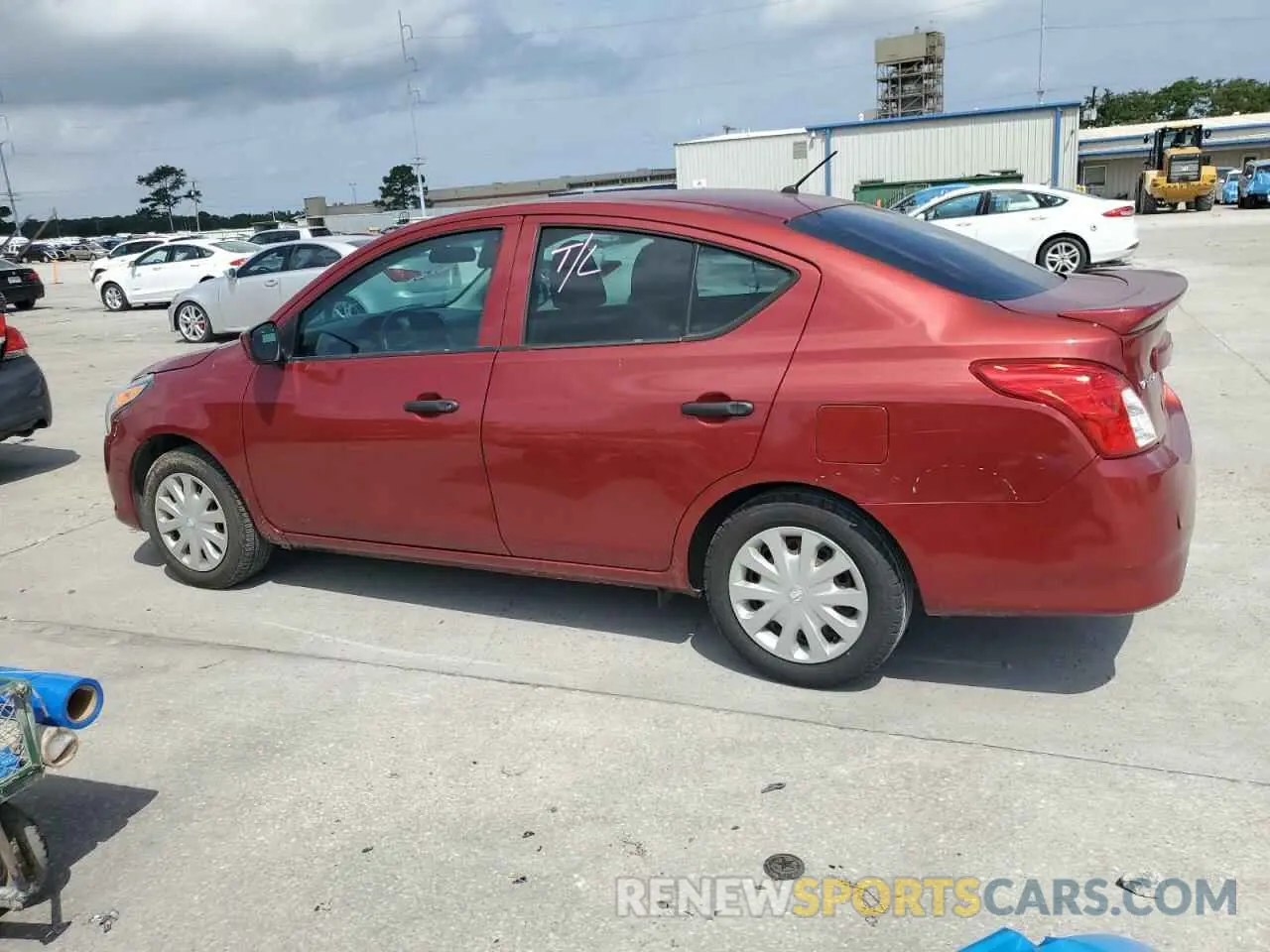 2 Photograph of a damaged car 3N1CN7AP3KL822920 NISSAN VERSA 2019