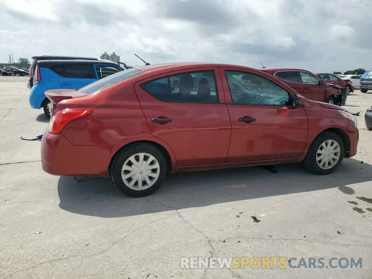 3 Photograph of a damaged car 3N1CN7AP3KL822920 NISSAN VERSA 2019