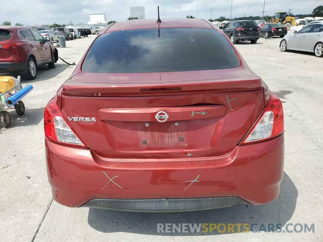 6 Photograph of a damaged car 3N1CN7AP3KL822920 NISSAN VERSA 2019