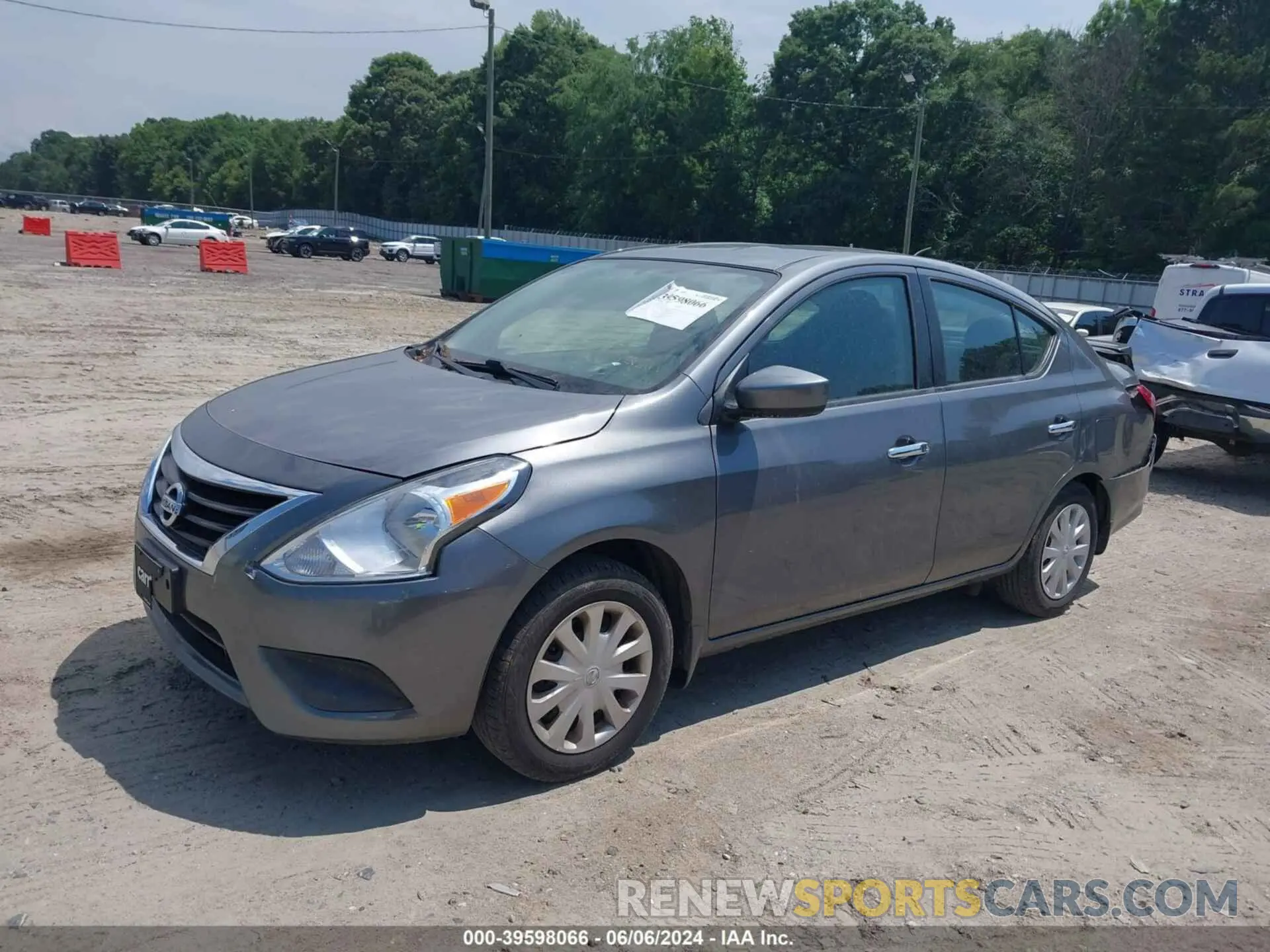 2 Photograph of a damaged car 3N1CN7AP3KL827549 NISSAN VERSA 2019