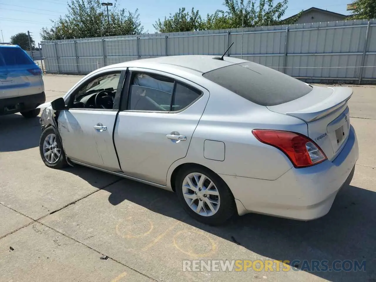 2 Photograph of a damaged car 3N1CN7AP3KL828894 NISSAN VERSA 2019
