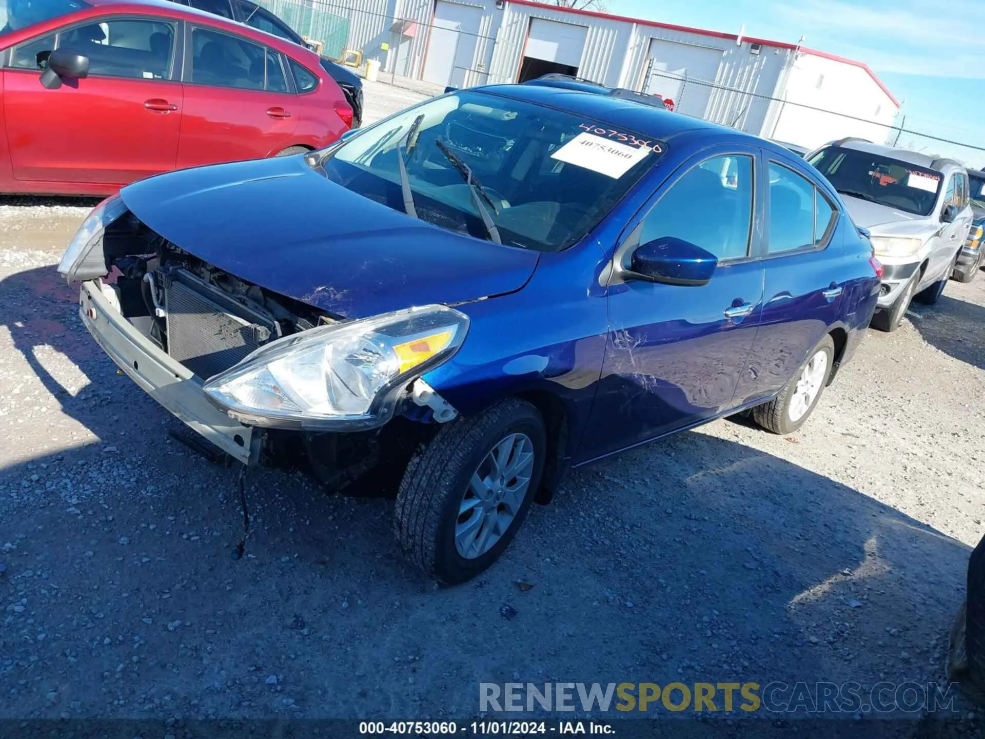 2 Photograph of a damaged car 3N1CN7AP3KL835375 NISSAN VERSA 2019