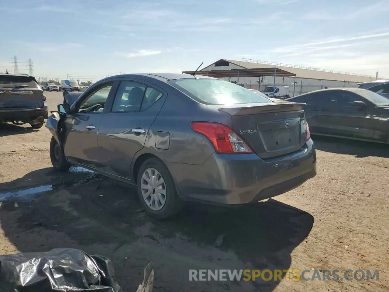 2 Photograph of a damaged car 3N1CN7AP3KL839846 NISSAN VERSA 2019