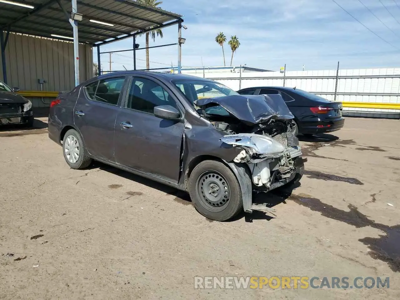 4 Photograph of a damaged car 3N1CN7AP3KL839846 NISSAN VERSA 2019