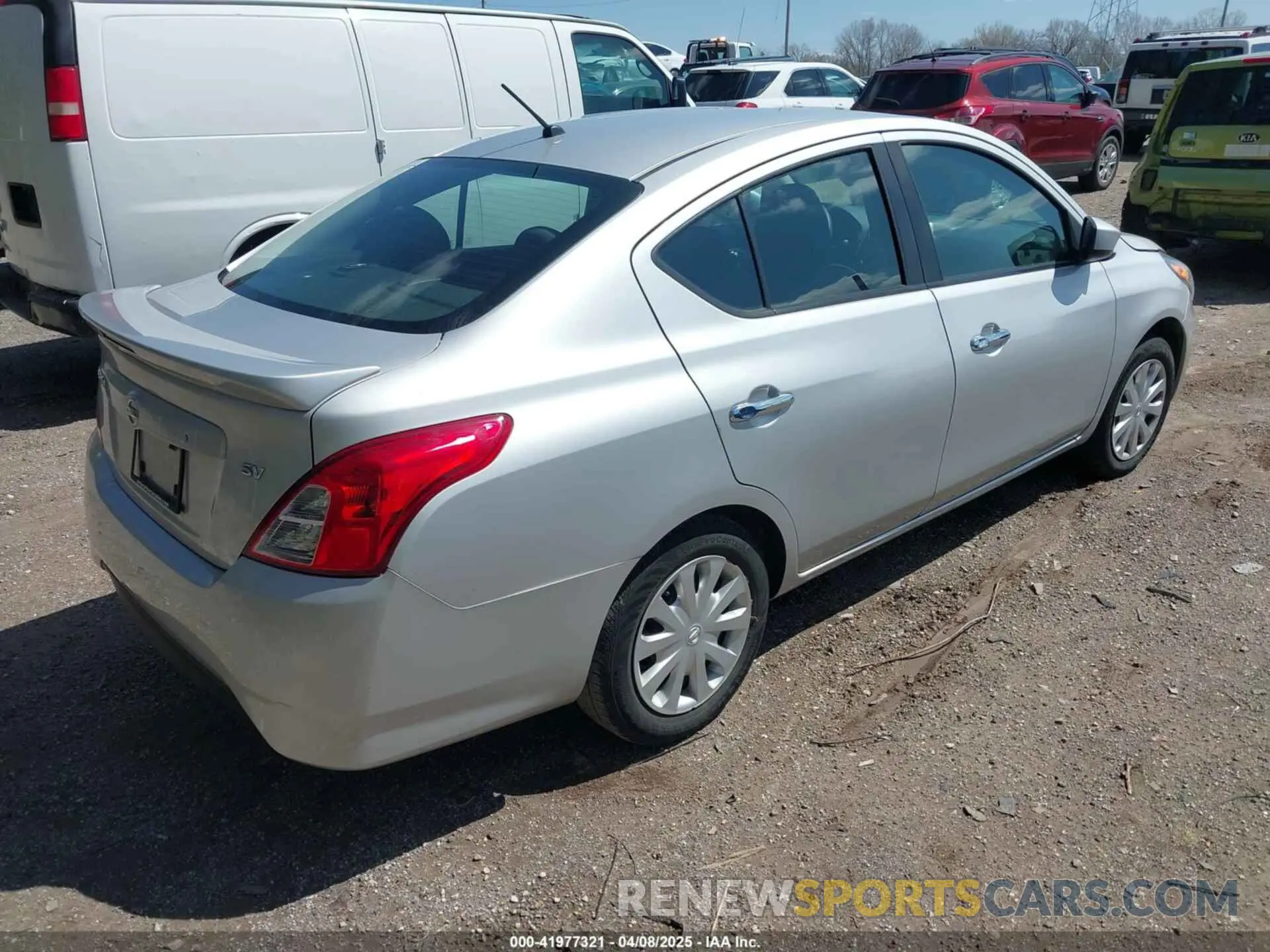 4 Photograph of a damaged car 3N1CN7AP3KL844397 NISSAN VERSA 2019