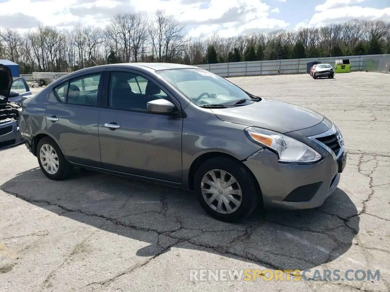 4 Photograph of a damaged car 3N1CN7AP3KL848949 NISSAN VERSA 2019