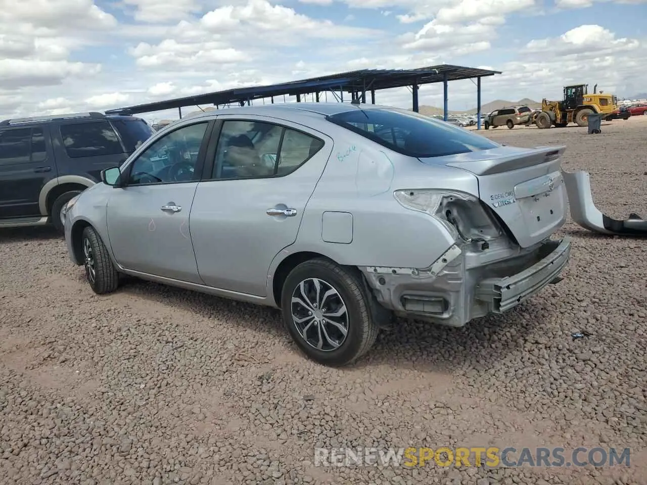 2 Photograph of a damaged car 3N1CN7AP3KL852788 NISSAN VERSA 2019
