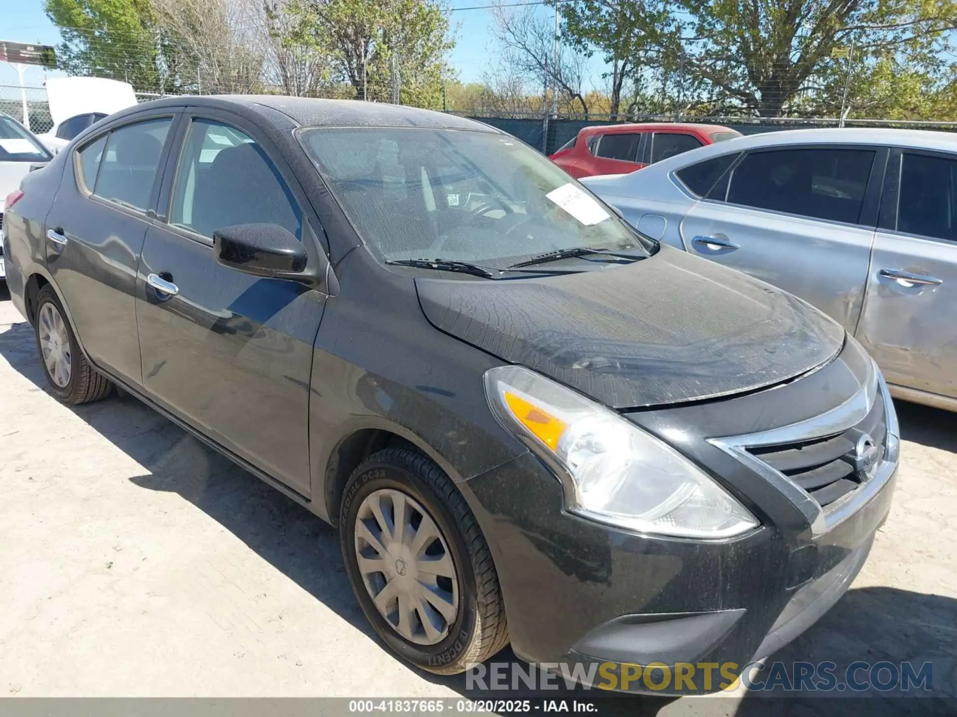 1 Photograph of a damaged car 3N1CN7AP3KL854430 NISSAN VERSA 2019