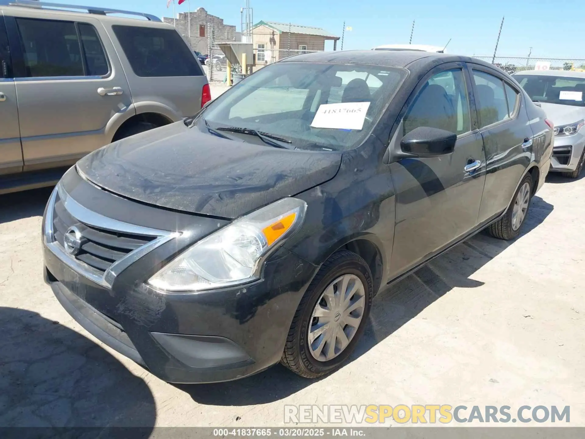 2 Photograph of a damaged car 3N1CN7AP3KL854430 NISSAN VERSA 2019