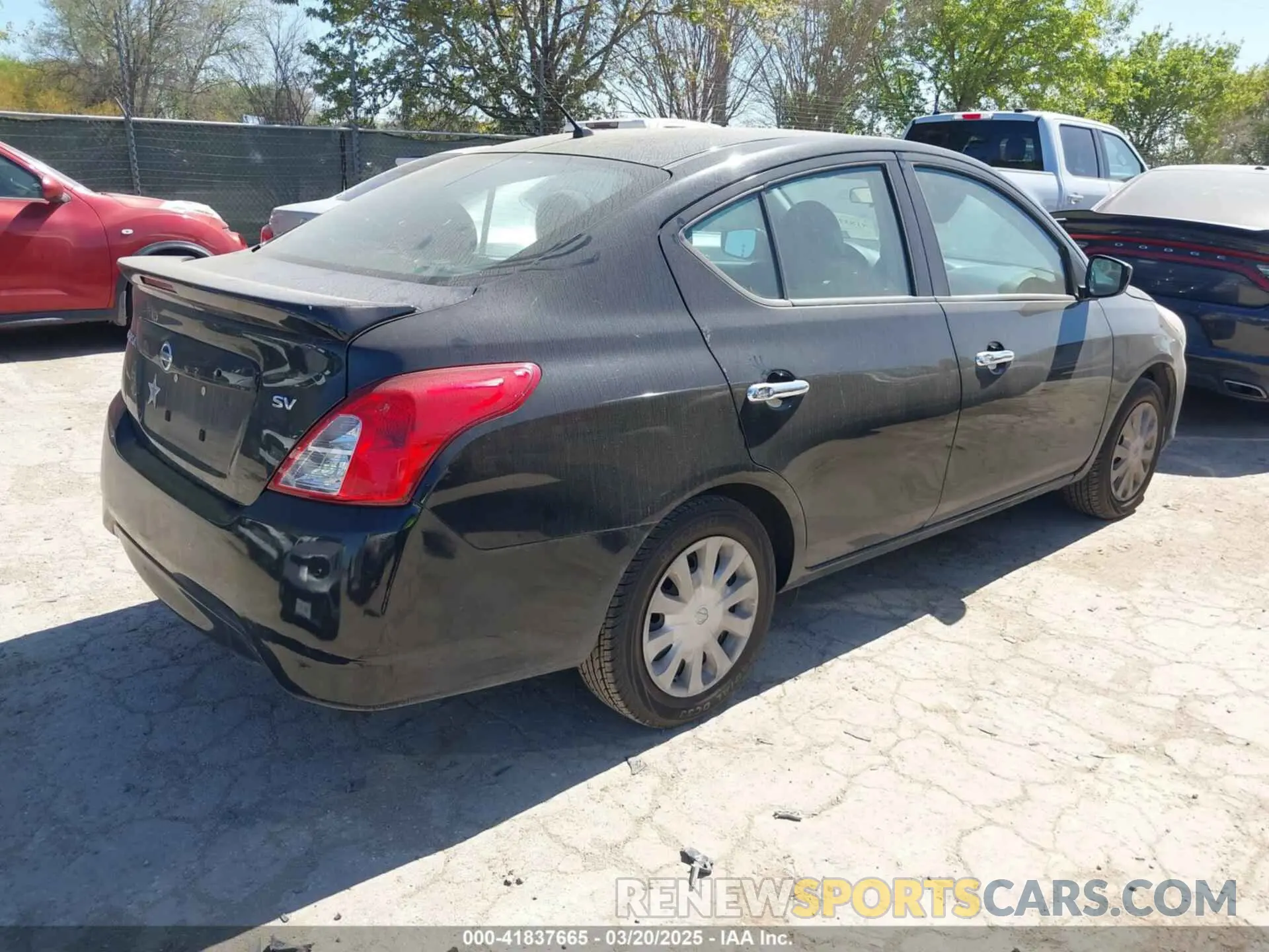4 Photograph of a damaged car 3N1CN7AP3KL854430 NISSAN VERSA 2019
