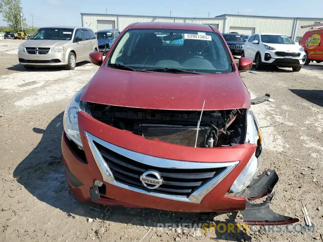 5 Photograph of a damaged car 3N1CN7AP3KL858347 NISSAN VERSA 2019