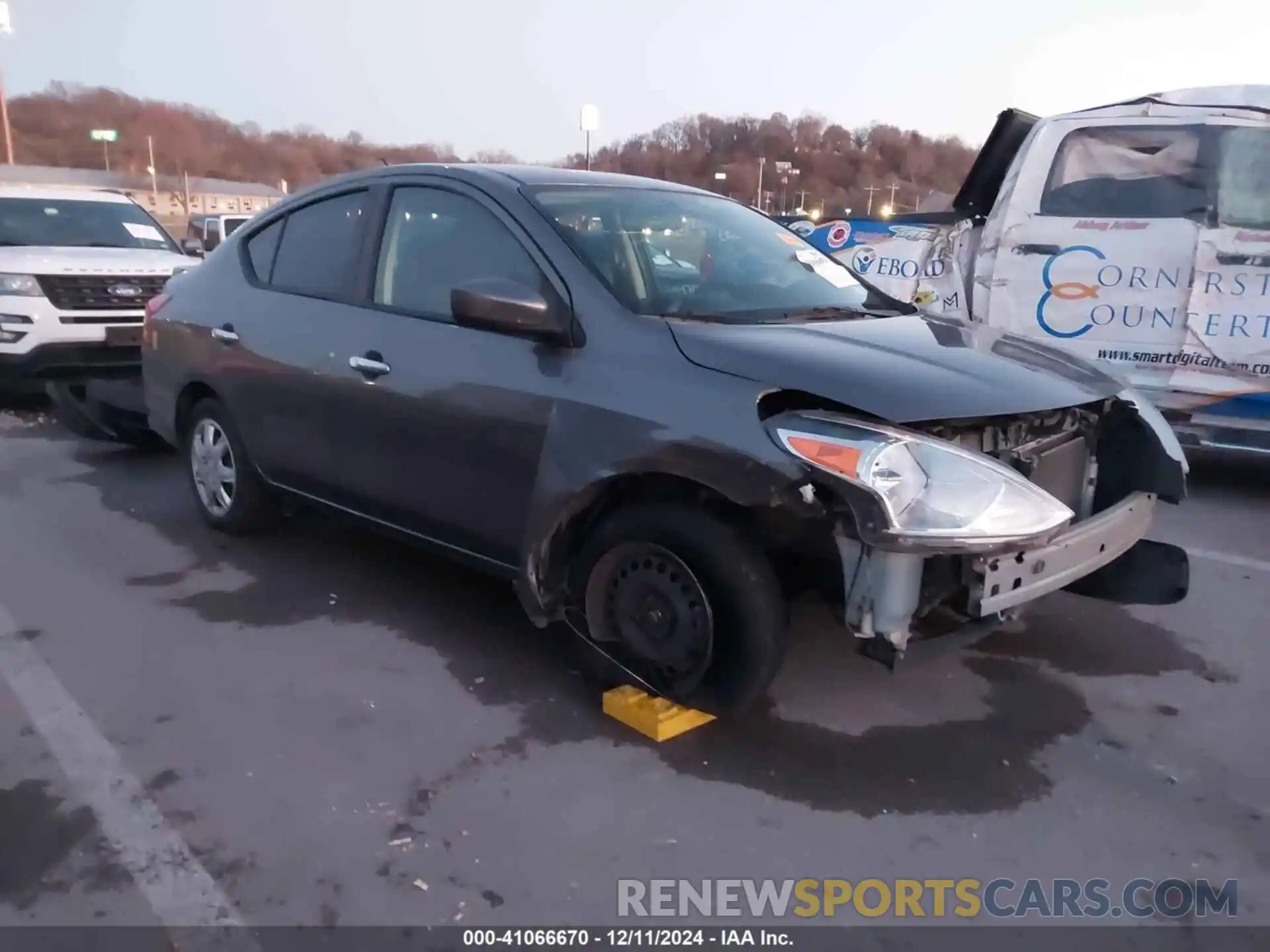 1 Photograph of a damaged car 3N1CN7AP3KL859935 NISSAN VERSA 2019