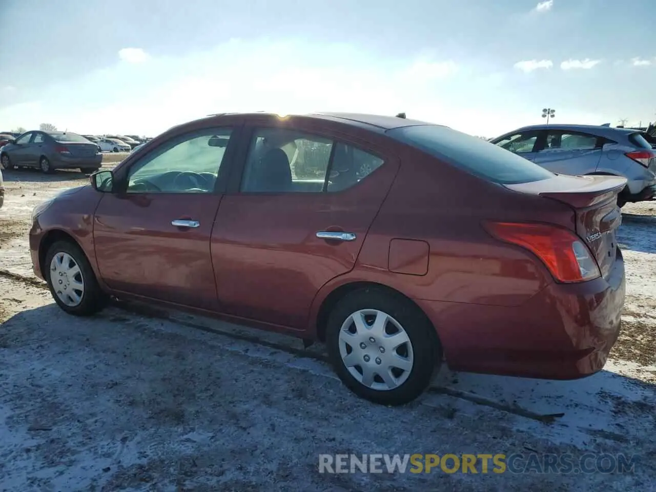 2 Photograph of a damaged car 3N1CN7AP3KL861684 NISSAN VERSA 2019
